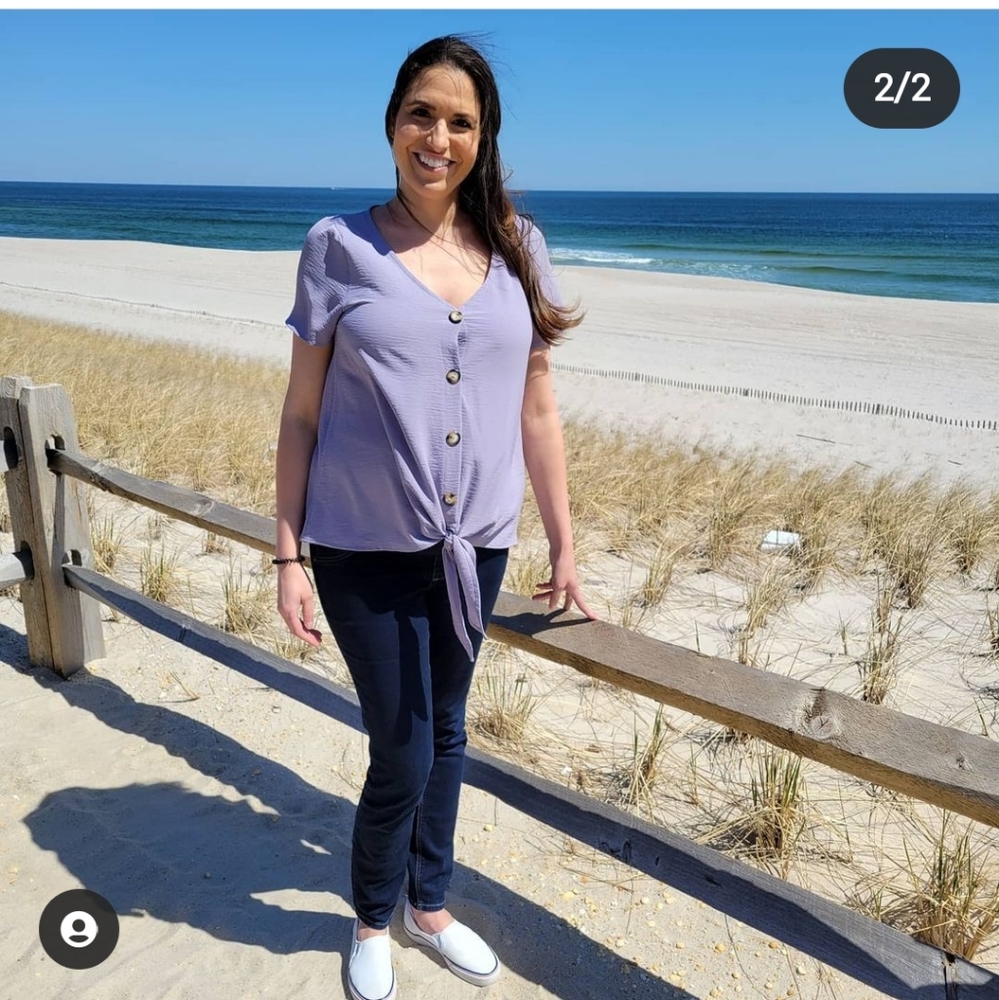 Pinkblush Maternity Front tie top